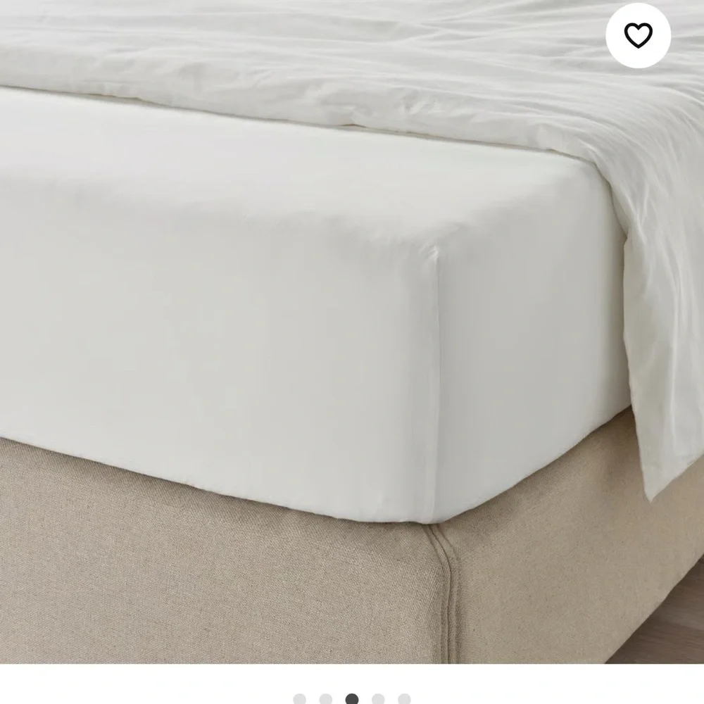 IKEA White Bedding Sheet Set